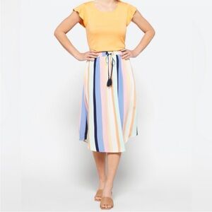 Skies are blue midi skirt NWOT - size medium